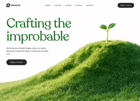 SpeakUp Venture Hero 缩略预览